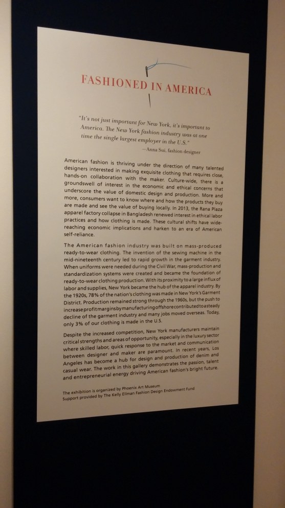 Fashioned in America, Phoenix Art Museum, ©EDGExpo.com