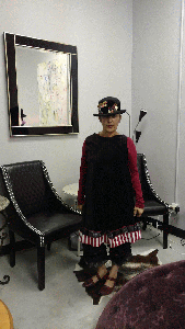 Narci Lee, Refashioner, photo shoot at EDGExpo office