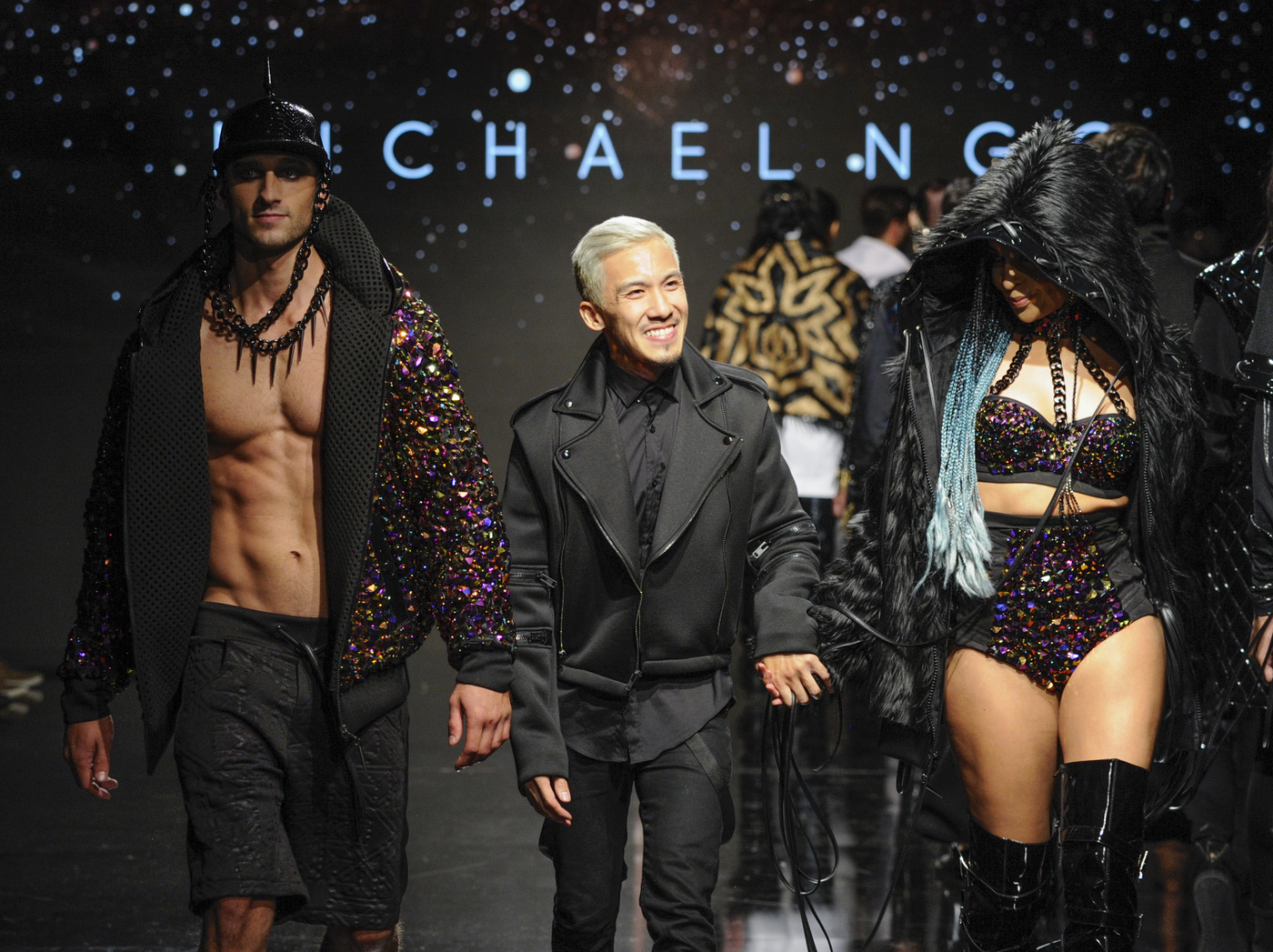 Michael NGO at Art Hearts Fashion Los Angeles Fashion Week Presented by AIDS Healthcare Foundation