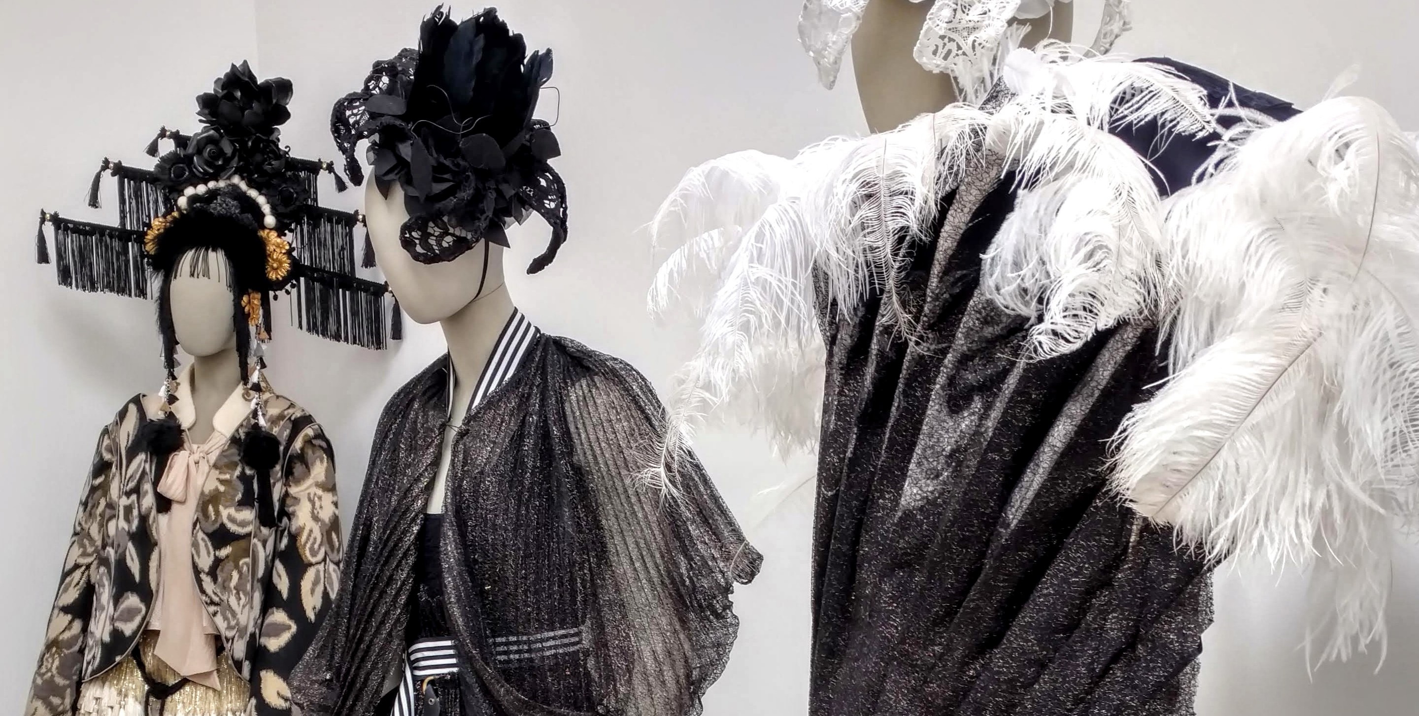 Blurred Boundaries Fashion as an Art, [far left] Alena Kalana and Hera Zhou, designers, ©EDGExpo.com