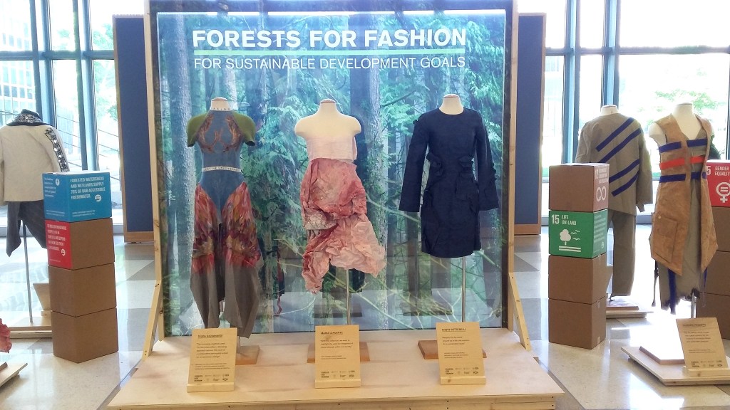 UNECE/FAO Forests and Fashion at the High Level Political Forum on Sustainable Development, 9-18 July 2018, New York, USA. © UNECE/FAO Forestry and Timber Section.